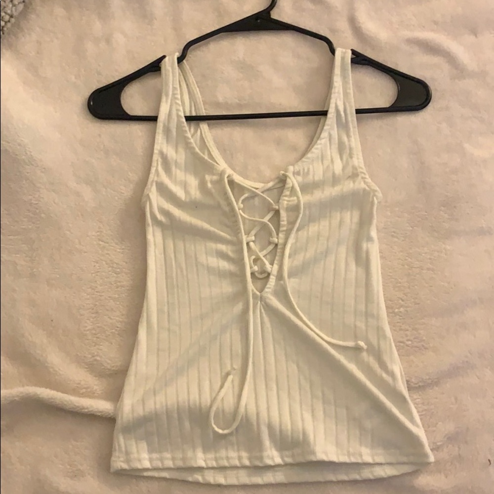 Urban Outfitters front lace up top